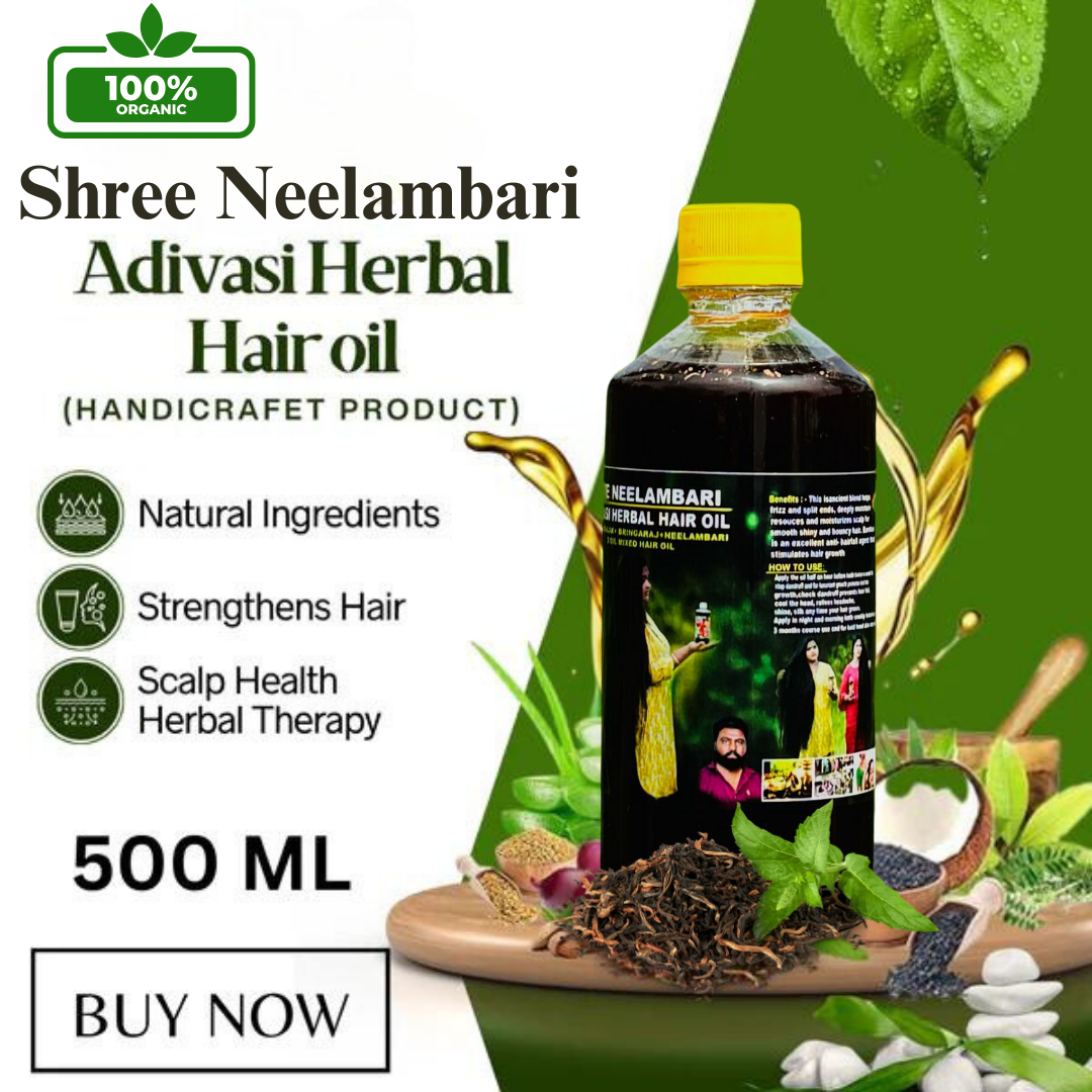 Shree Nellambari Adivasi oil with (4.9 ⭐⭐⭐⭐⭐ 24,753k+ REVIEWS) Globally
