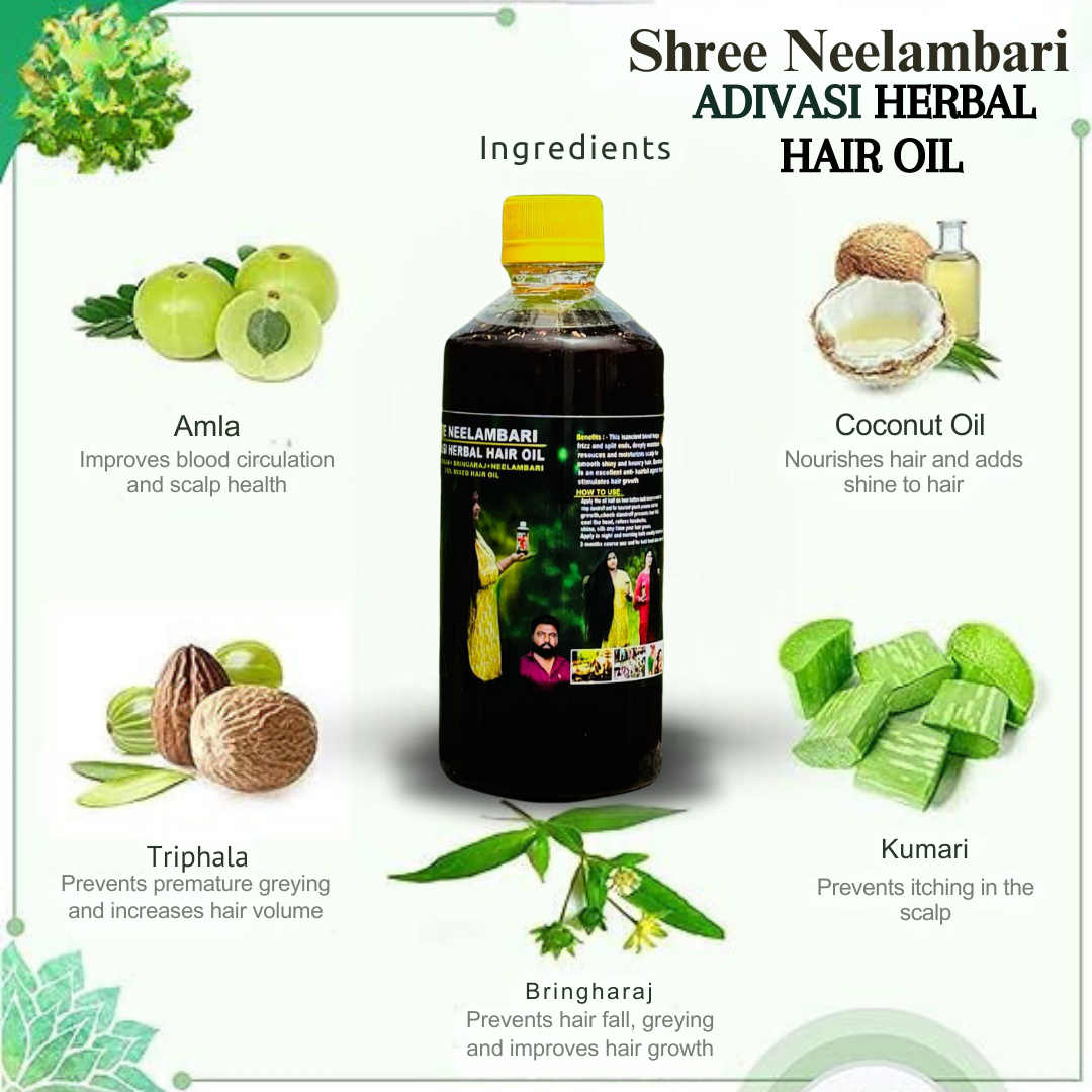 Shree Nellambari Adivasi oil with (4.9 ⭐⭐⭐⭐⭐ 24,753k+ REVIEWS) Globally